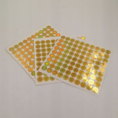 CMYK प्रिंटिंग सिक्योरिटी होलोग्राम स्टिकर