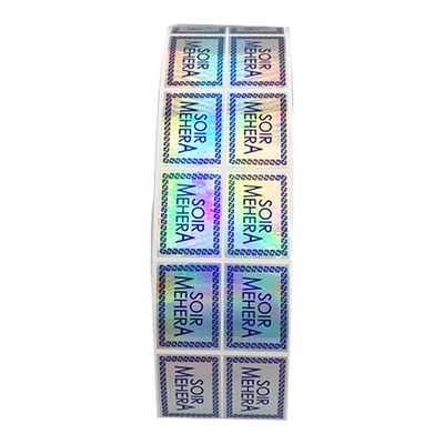 पन्नी मुद्रण CMYK वास्तविक सुरक्षित होलोग्राम स्टीकर