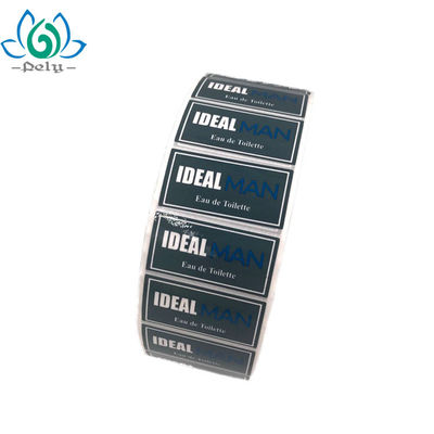3x5cm Eau De Toilette चिपकने वाला Vinyl स्टिकर, इत्र की बोतल स्टिकर
