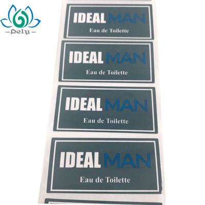 3x5cm Eau De Toilette चिपकने वाला Vinyl स्टिकर, इत्र की बोतल स्टिकर