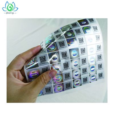 10X10X5cm उच्च चिपकने वाला विरोधी नकली छेड़छाड़ सबूत सील स्टिकर