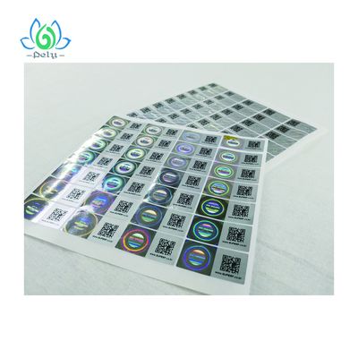 10X10X5cm उच्च चिपकने वाला विरोधी नकली छेड़छाड़ सबूत सील स्टिकर
