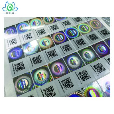 10X10X5cm उच्च चिपकने वाला विरोधी नकली छेड़छाड़ सबूत सील स्टिकर
