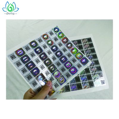 10X10X5cm उच्च चिपकने वाला विरोधी नकली छेड़छाड़ सबूत सील स्टिकर